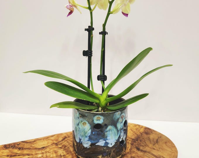 Handmade Ceramic Orchid Planter Pot