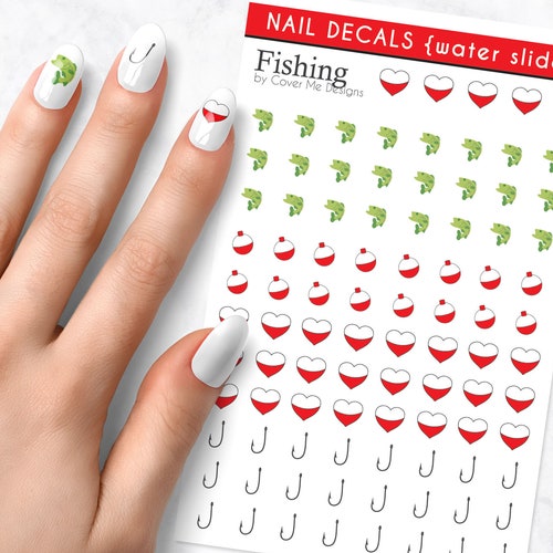 Nail Decals Beach Nail Decals Water Transfer Nail Decals - Etsy