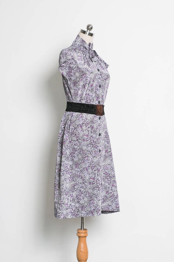 1960's  70s Japanese Floral dress, large dress, P… - image 3