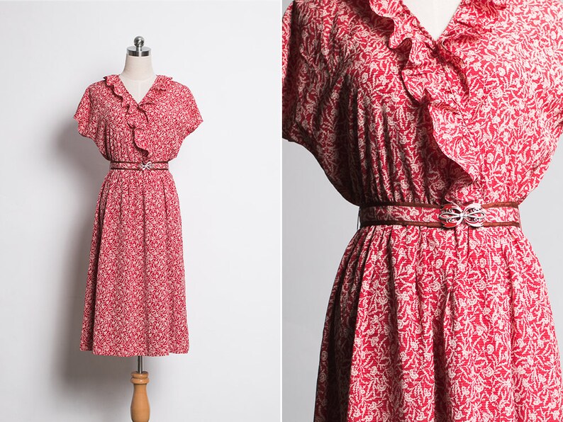 summer floral wrap dress