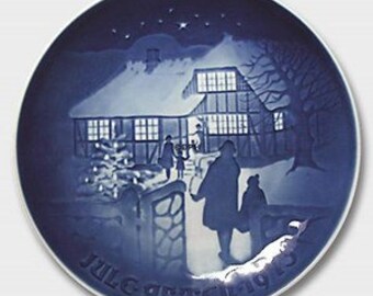 1973 Visiting the Countryside  Bing & Grondahl Christmas plate