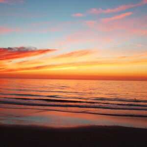 Radiant Nights, Orange, Yellow, Pink, Sunset, South Ponto Beach, Carlsbad, California