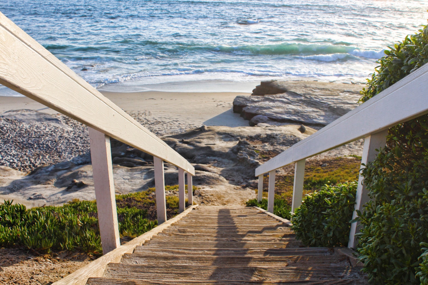 Stairway to Heaven, Stairs, Ocean, Windansea Beach, La Jolla