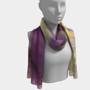 Spring Iris Scarf