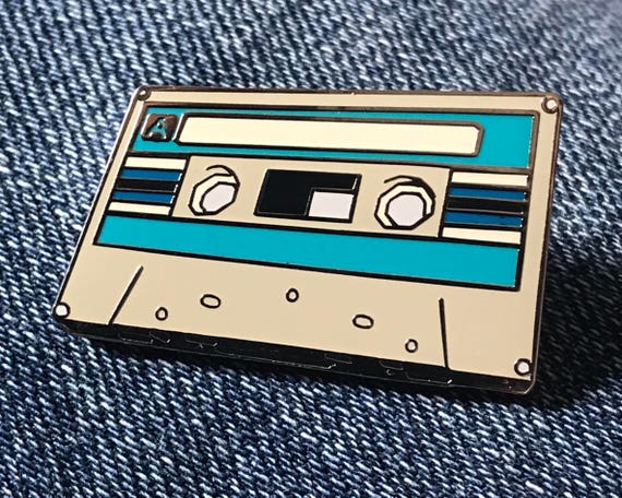 Friday the 13th Game Tommy Jarvis Vintage Cassette Tape Hard Enamel Lapel Pin