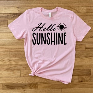 Hello Sunshine T-Shirt, Hello Sunshine Tank Top, Vacay Tee, Vacation T-Shirt, Summer, Vacay Tank Top, Vacation Vibes, Summer Vacation,