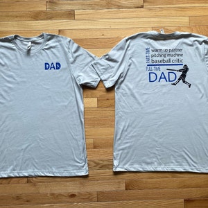 Baseball Dad Shirt, Part-Time Warm Up Partner Pitching Machine Baseball Critic Full-Time Dad, Dad Gift, Sports Father