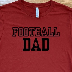 Football Dad, Men&#39;s Football Tee, Football Long Sleeve Shirt, Dad Football Sweatshirt, Game Day Shirt, Football Family, Dad Life, Dad Shirt