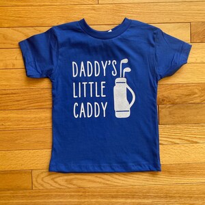 Daddy&#39;s Little Caddy, Golf Dad, Gift for Golfer, Golf Baby, Daddy&#39;s Golfing Buddy, Kid&#39;s Golf Shirt, Gift Kid&#39;s T-Shirt, Golf Baby Bodysuit