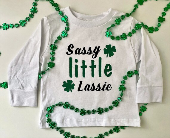thumbnail image 2 of Sassy Irish Lassie St Patrick's Day Shamrock Stickers Sold By... 2 of 10