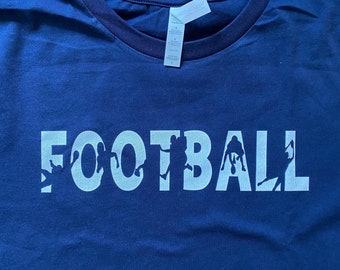 Voetbalshirt met lange mouwen, voetbalshirt heren, voetbalshirt dames, voetbalT-shirt, wedstrijddag, voetbalvader, voetbalmoeder