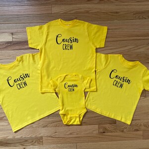Bijpassende kindershirts neef crew, T-shirts neef crew, bijpassende shirts familie familie, T-shirt neven en nichten