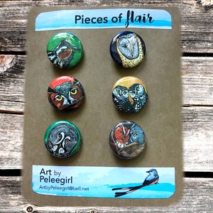 Pieces of Flair - The Owl Pins