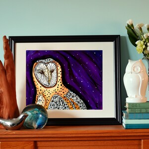 Barn Owl, 11x14&quot; limited edition print