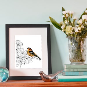 Cape May Warbler Limited Edition Art Print - 8x10&quot;