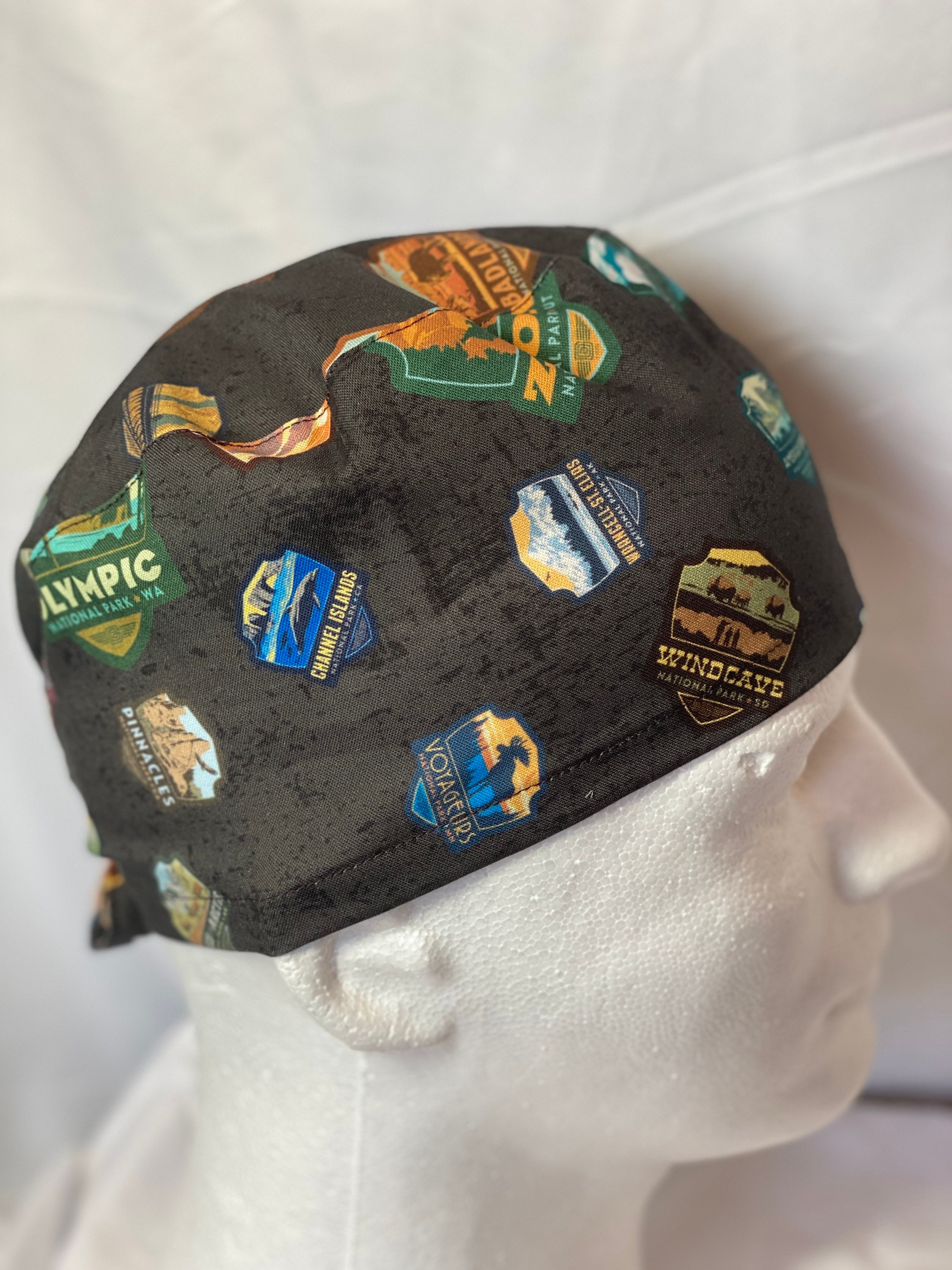 National parks outdoor mens skull cap snug fitting scrub hat Etsy
