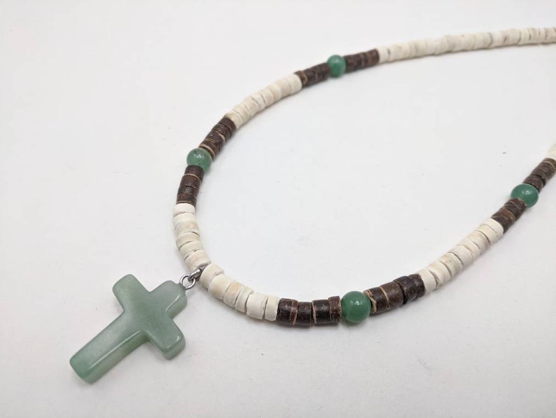 Men's Boys Necklace Cross Necklace for Boys Mens Jade Etsy