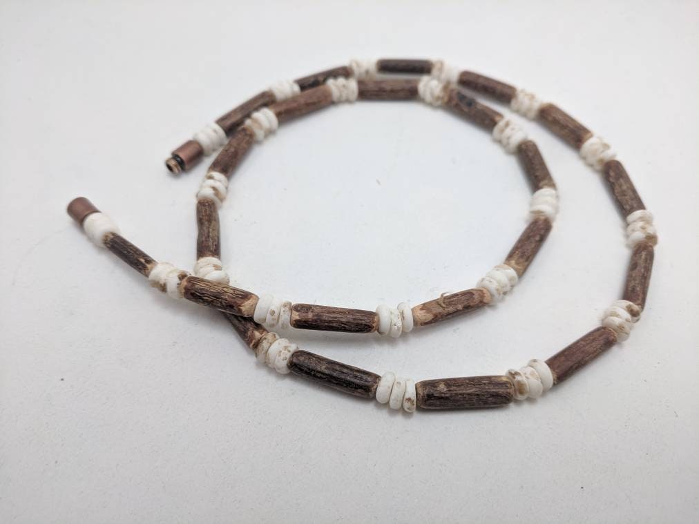 Perfect Gift, Natural Choker Necklace Wood and Coconut Wood