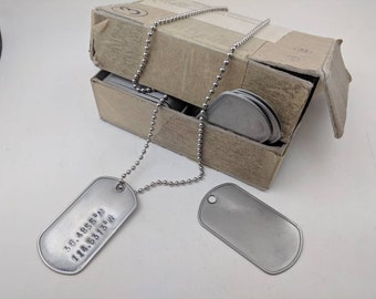 Collana A Catena Con Targhetta Per Cani - Catena Militare Con Targhetta - Foto 7