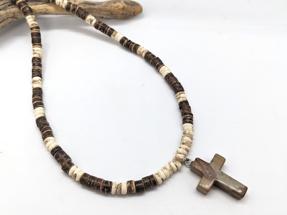 Mens Cross Necklace, Boys Confirmation Gift, Boys Crosses, Mens