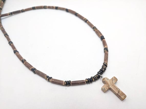 baptism cross necklace boy