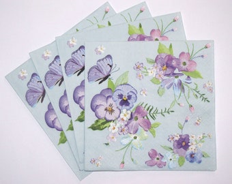 Flowers 33x33cms 20 x Lunch Paper Napkins//Serviettes Emma Bridgewater