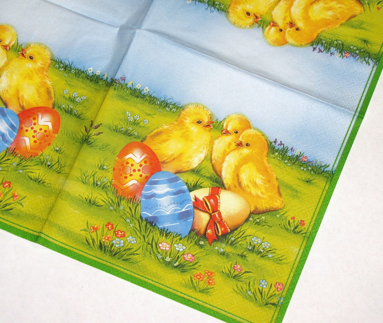 4 Decoupage Napkins Easter Chicken Napkin Craft Paper Napkin Etsy