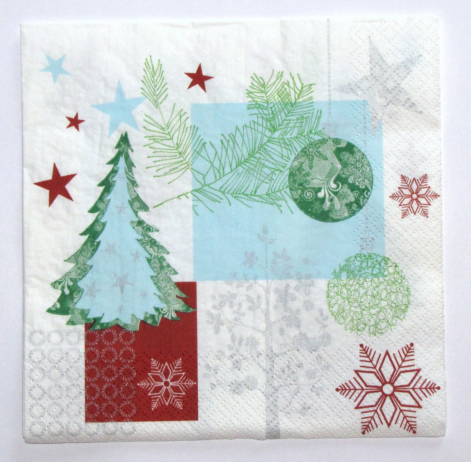 Mixed Decoupage Napkins Christmas Theme Assorted Decoupage Etsy