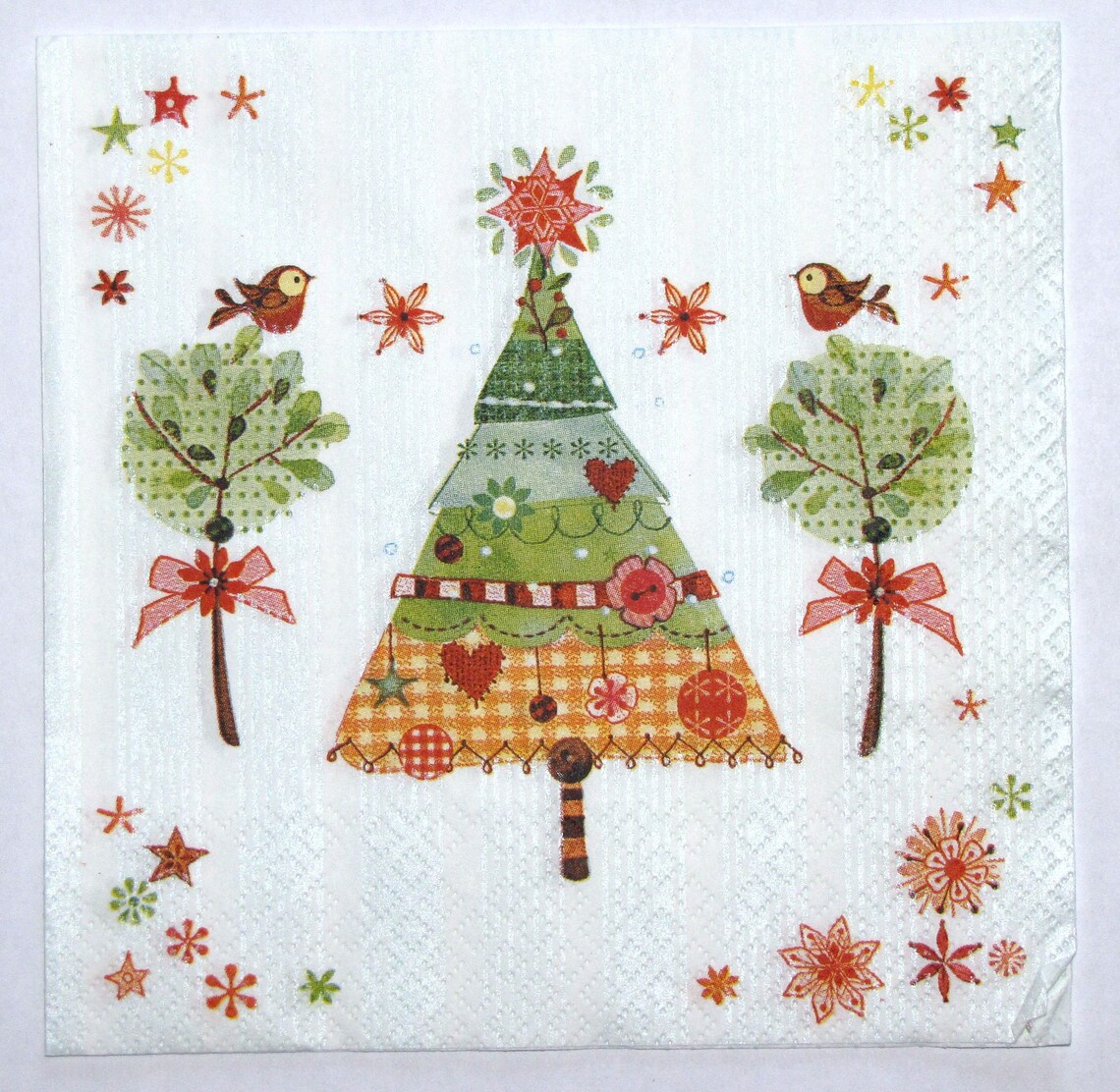Mixed Decoupage Napkins Christmas Theme Assorted Decoupage Etsy