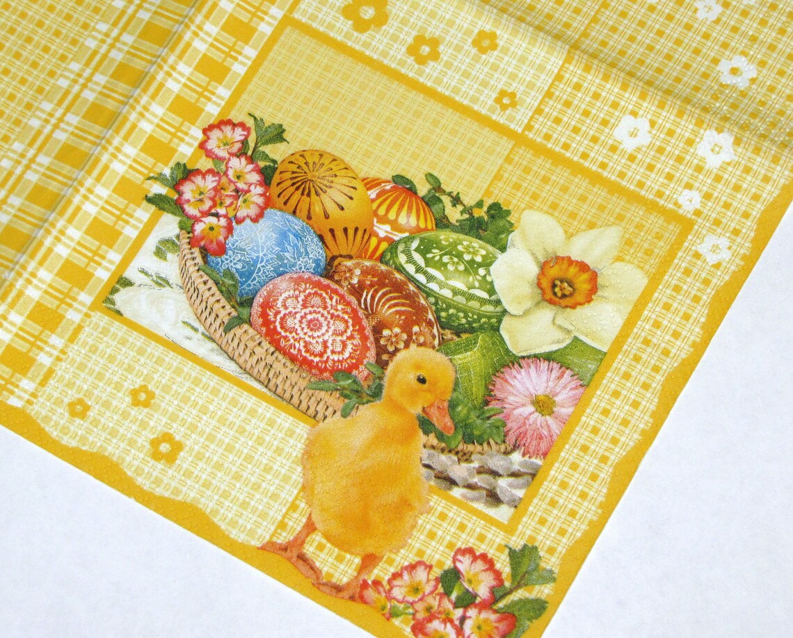 4 Decoupage Napkins Easter Napkins for Decor Easter Craft Etsy