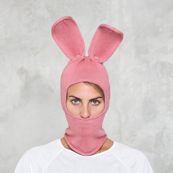 Balaclava Bunny Ears Men Etsy