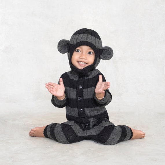 kids monkey onesie