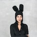 BLACK BUNNY Costume - Bunny Onesie for Men & Women - Fluffy Tail - Mommy and Me Matching Bunny Suits - Adult Rabbit Festival Jumpsuit - Gift