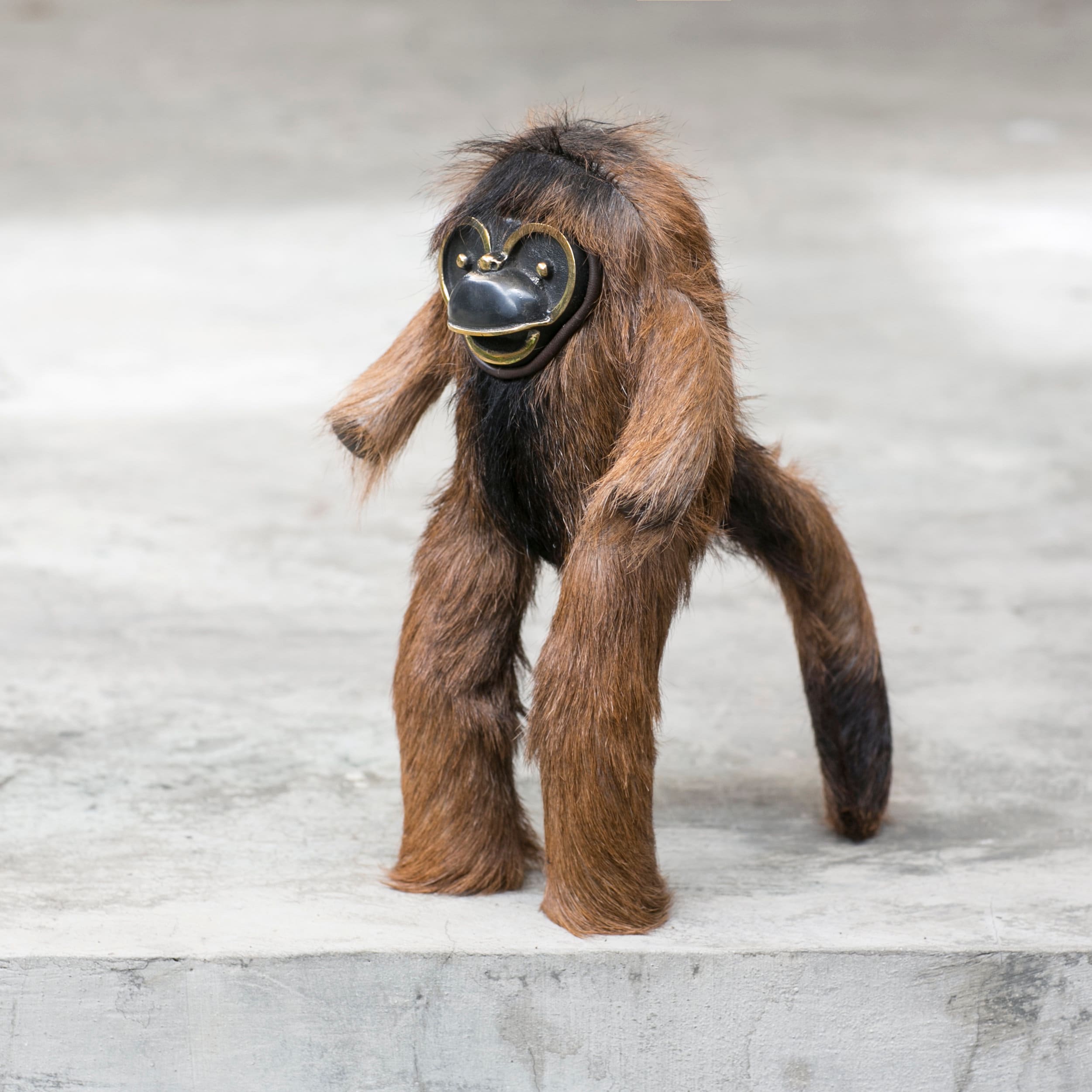 BANDIT Unique Handmade Designer Art Toy Furry Monkey With Etsy