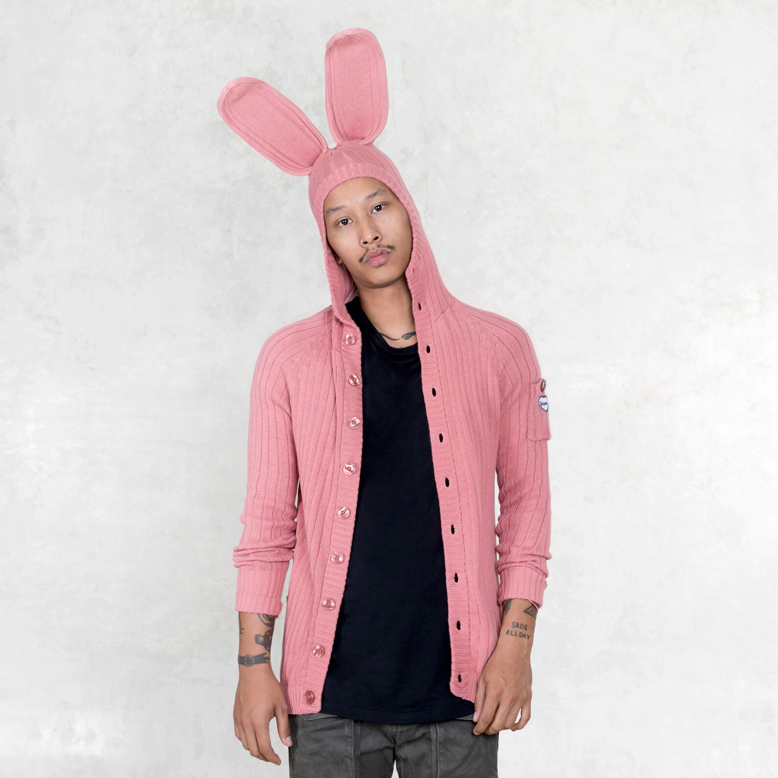 BUNNY SWEATERPink Bunny Costume for Men and Women Bendable Etsy