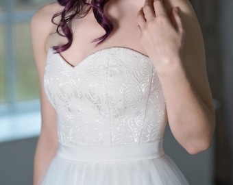 Heather - sweetheart neckline corset