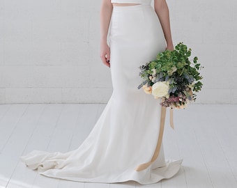 Julianne - mermaid wedding skirt