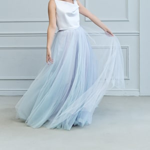 Charlie - iridescent effect tulle skirt