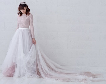 Raina - ombre bridal skirt