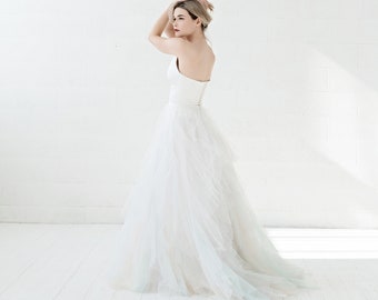 Nayeli - watercolor ombre wedding dress