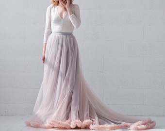 Paloma - tulle ruffle wedding dress