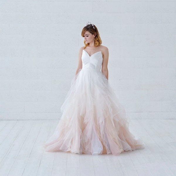 Ombre Wedding Dress - Etsy