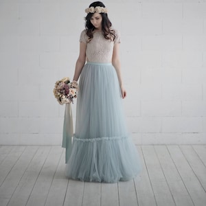 Dolores bohemian wedding dress / boho wedding gown / southwestern wedding dress / bridal separates / two piece bridal gown image 4