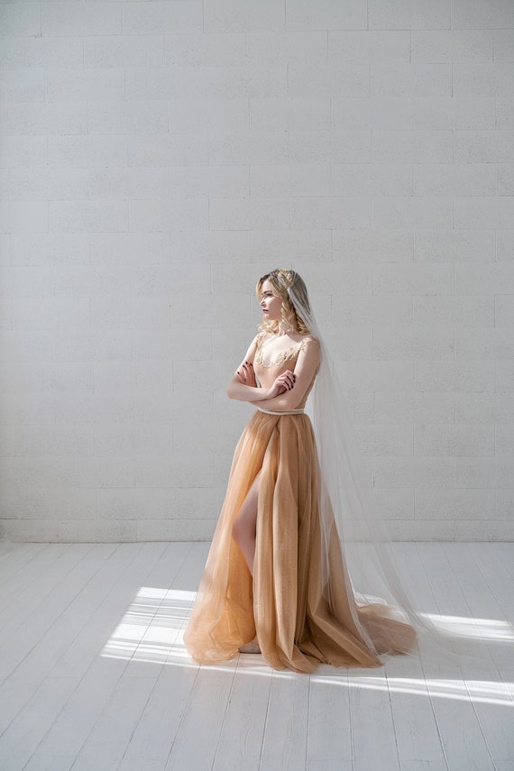 Millaray - Sparkly Gold Glitter Wedding Dress / off the Shoulder Illusion Bridal Gown / Nude Wedding Dress / Non Traditional Wedding Dress - Etsy Millaray - Sparkly Gold Glitter Wedding Dress / off the Shoulder Illusion Bridal Gown / Nude Wedding Dress / Non Traditional Wedding Dress - Etsy