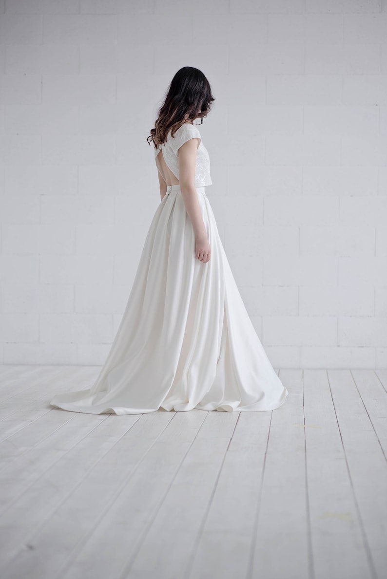 Sequin Top Wedding Dresses