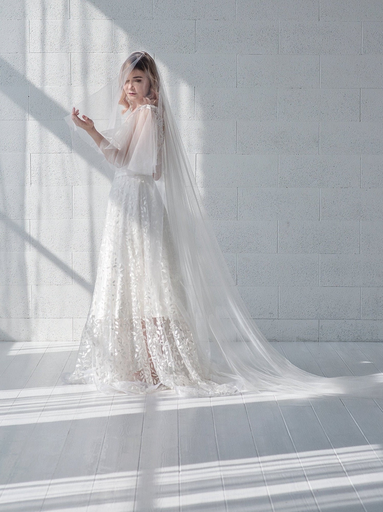 Needle and thread veil cheap