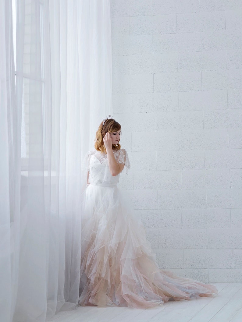 Nayeli Ombre Bridal Skirt / Ombre Wedding Skirt / Unique - Etsy