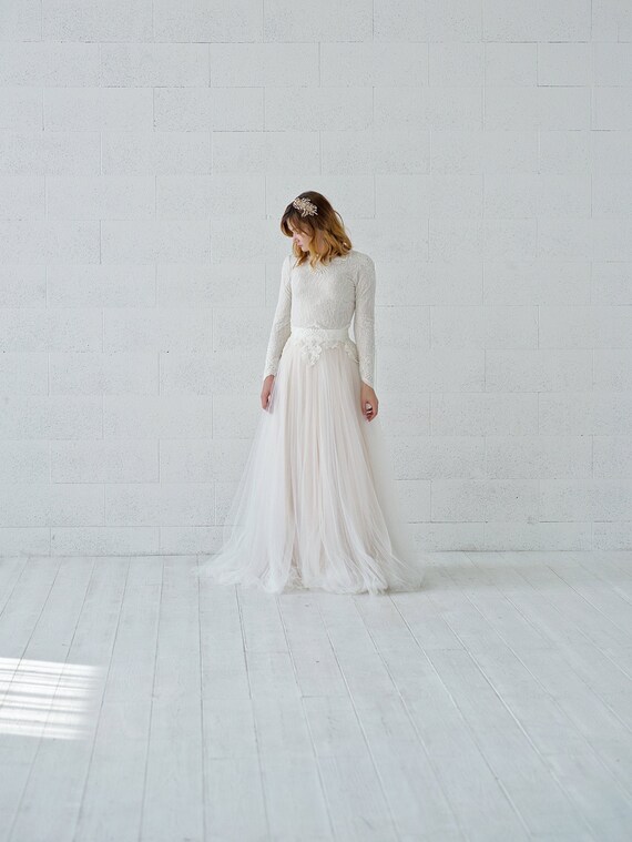 winter wedding gowns with sleeves