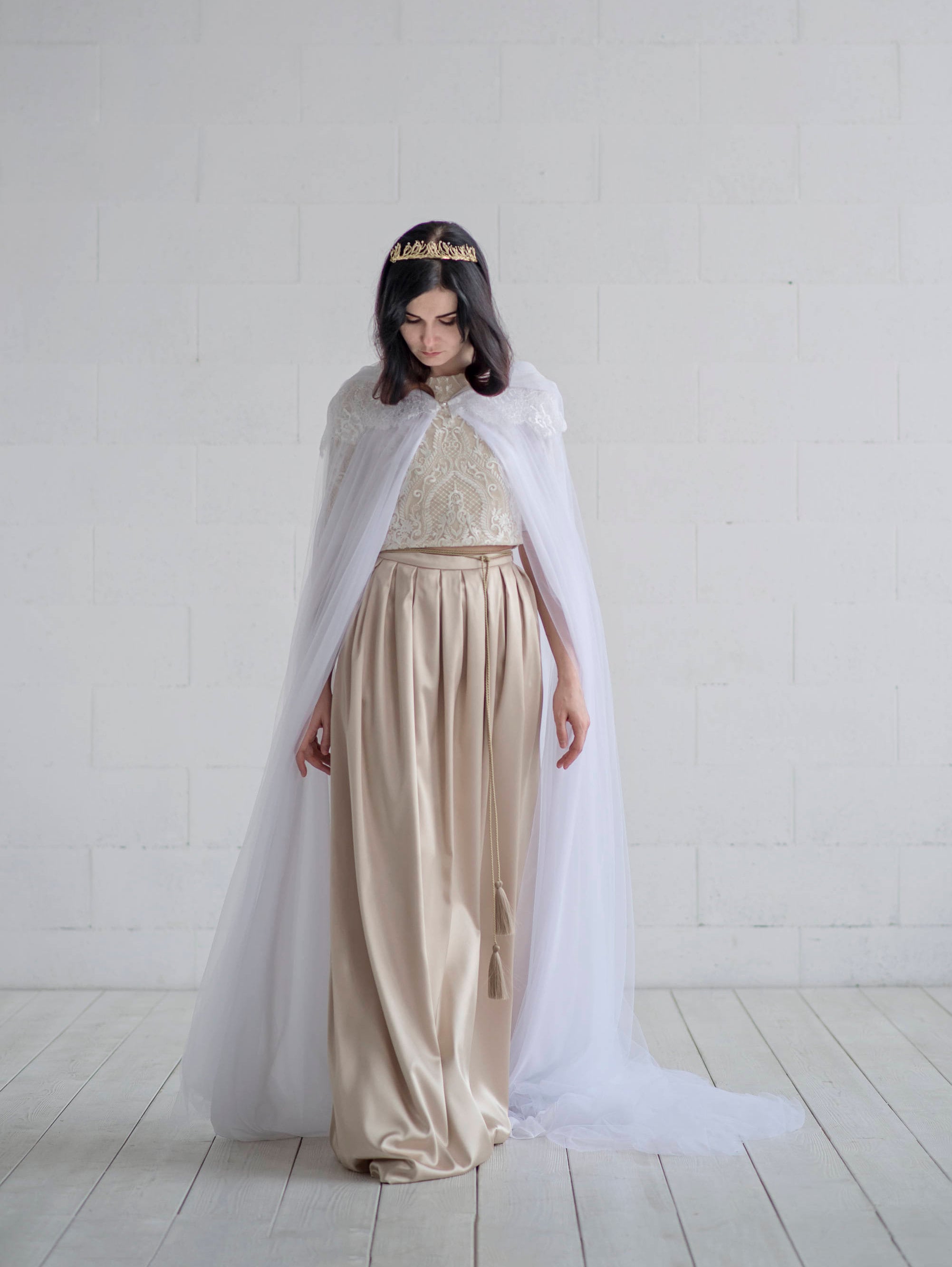 bridal cloak