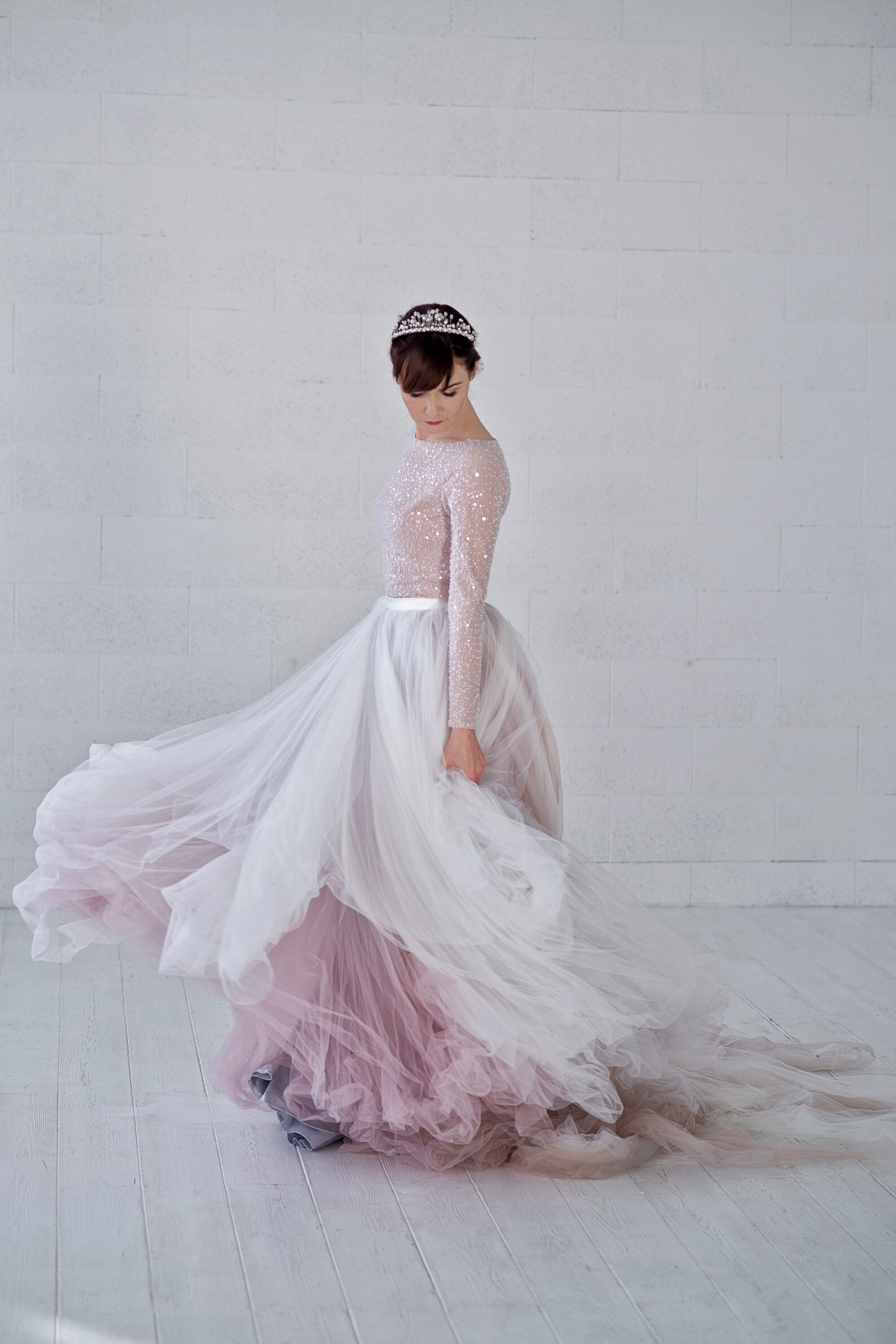 Raina - Ombre Bridal Skirt / Tulle Wedding Skirt / Tulle Bridal Skirt Raina - Ombre Bridal Skirt / Tulle Wedding Skirt / Tulle Bridal Skirt